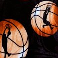 thumbnail image 1 of Basketball Slam (Black) Necktie Mens Tie, 1 of 2