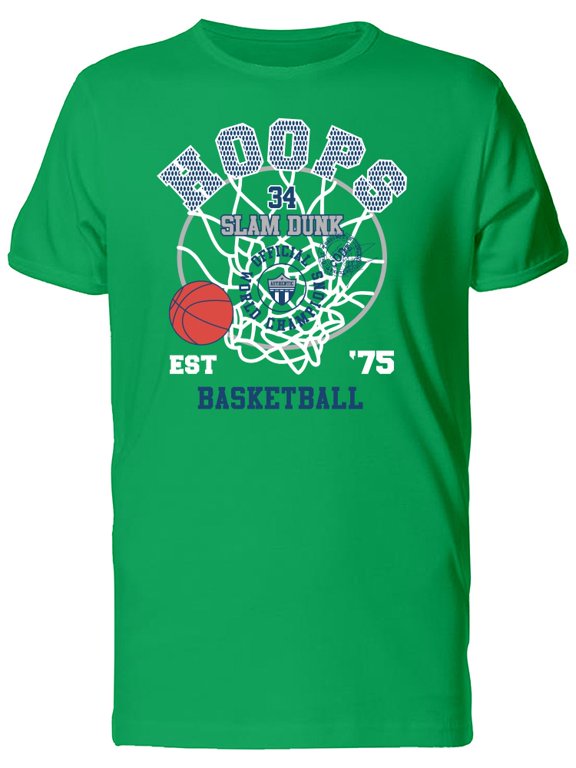 Basketball Slam Dunk  Tee Men's -Image by Shutterstock