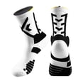 thumbnail image 1 of Basketball Socks, Athletic Socks, Compression Cushion Sports Socks for Men & Women, 1 of 8