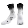 thumbnail image 1 of Basketball Socks for Men with Thickened Towel Bottom, Breathable Polyester and Nylon Material, Mid-Calf Style for High-Intensity Training, 1 of 6