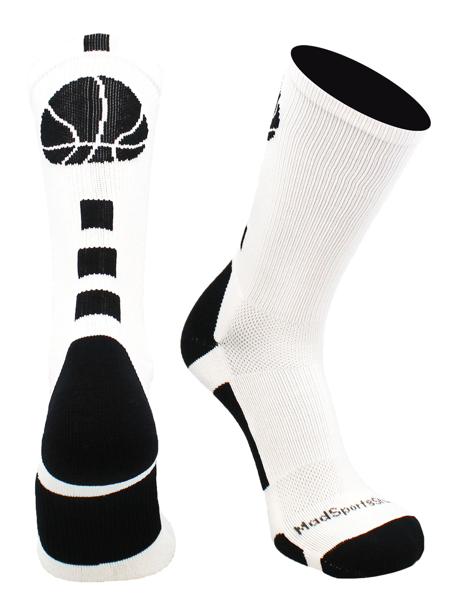 Black and hotsell white basketball socks