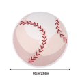 thumbnail image 1 of Basketball Softball Bathroom Rugs Sports Bath Mat for Boys GirlsBedroom Decor Softball Football Non Slip Area Rug Mat Washable Tub Carpet for Bathroom Home Room Decor, 1 of 4