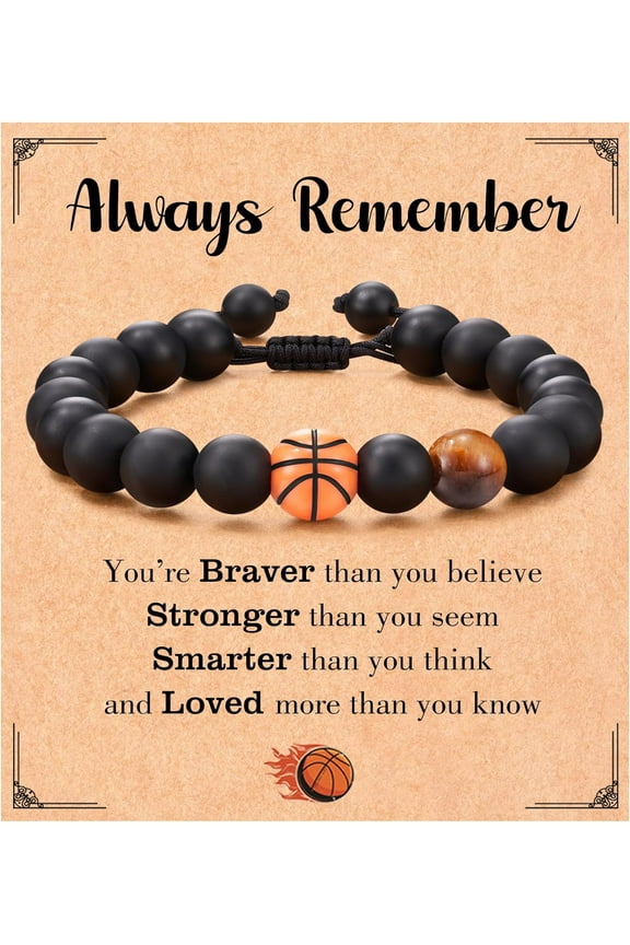 Basketball/Softball Bracelet, Gifts for Boys and Girls, Christmas Gifts for Teenage Boys/Girls Graduation Gifts Birthday Gifts