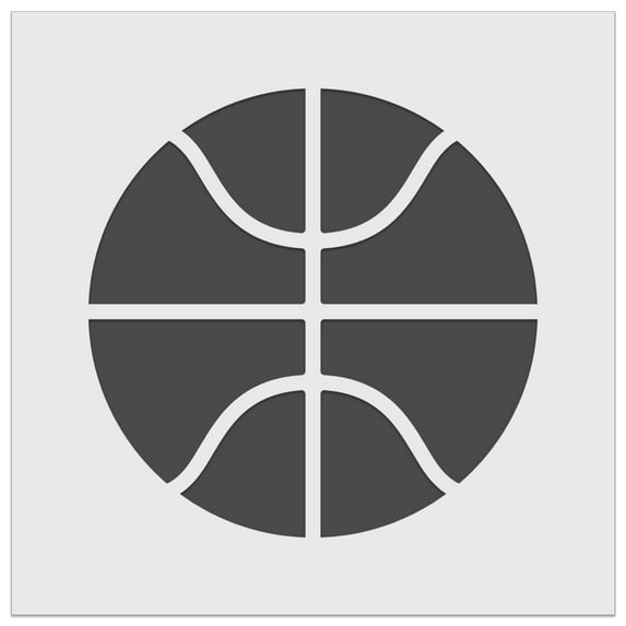 Basketball Sports Ball DIY Cookie Wall Craft Stencil - 7.0 Inch