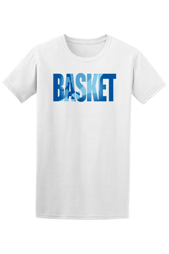 Basketball Sports Basket Sign T-Shirt Men -Image by Shutterstock, Male x-Large