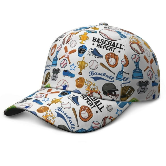 Basketball Sports Team Player Training Adjustable Baseball Cap – Stylish Dad Hat for Boys, Teens, Kids, Athlete