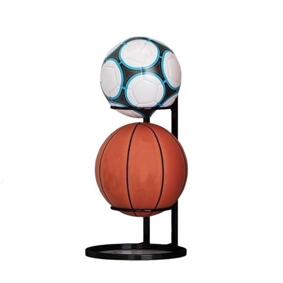 Basketball Storage Rack Rolling Ball Vertical Display Rack Football Stand Removable Garage Ball Organizers Easily to Use