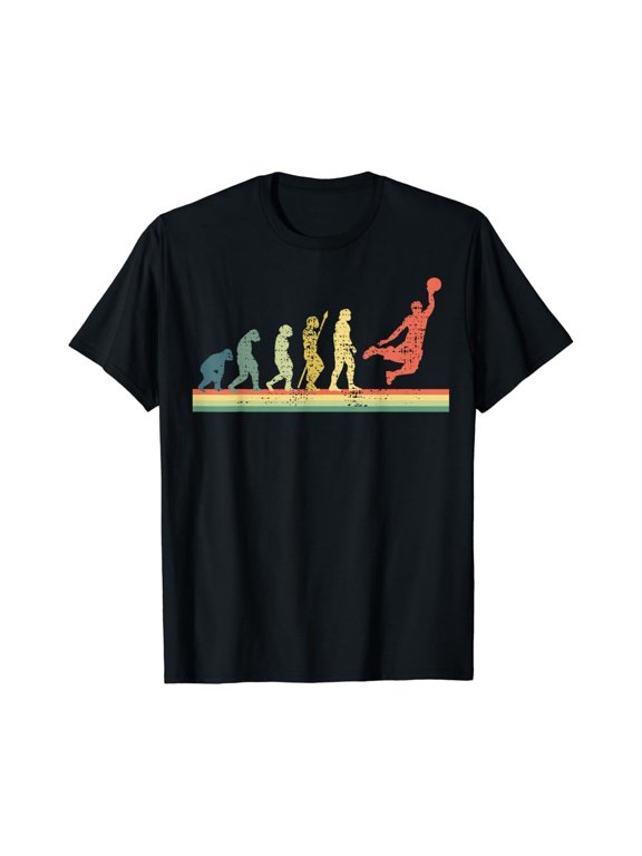 Basketball T-Shirt Evolution Dunking Tee T-Shirt