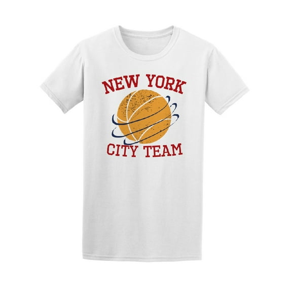 Basketball Team New York City T-Shirt Men -Image by Shutterstock, Male Large