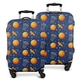thumbnail image 1 of Basketball Theme Pattern Luggage Cover Fashion Suitcase Cover Baggage Covers Fit 25-28 Inch Luggage (Go Travel), 1 of 5