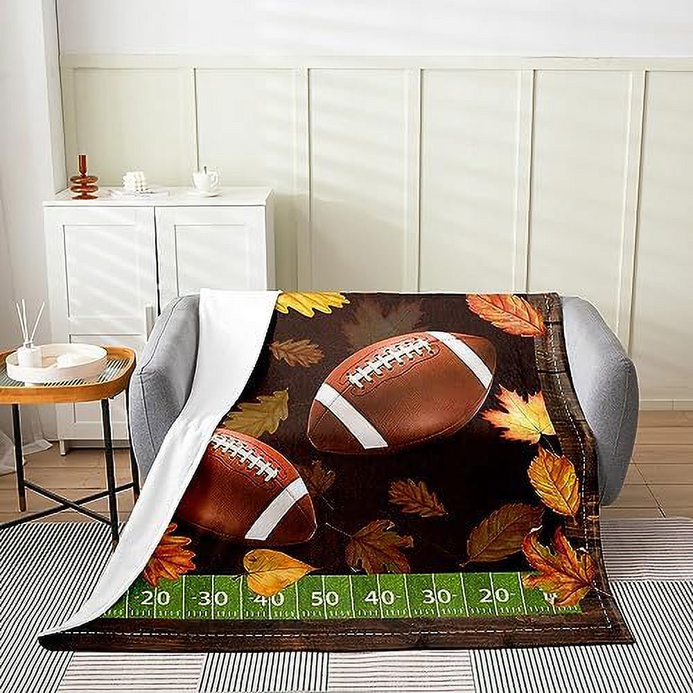 Basketball Throw Blanket Baby 30x40 Sport Players Silhouette Decor