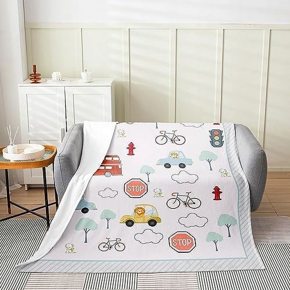 Basketball Throw Blanket Baby 30x40 Sport Players Silhouette Decor