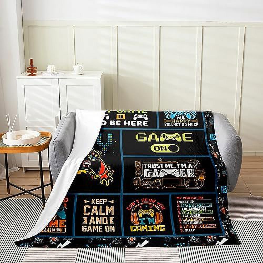 Basketball Throw Blanket Baby 30x40 Sport Players Silhouette Decor