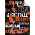 thumbnail image 1 of Basketball Throw Blanket - Soft, Fuzzy & Warm - 30x40 Inches Small Blankets for Lap, Crib - Black Sports Throws Gift for Basketball Lovers, 1 of 4