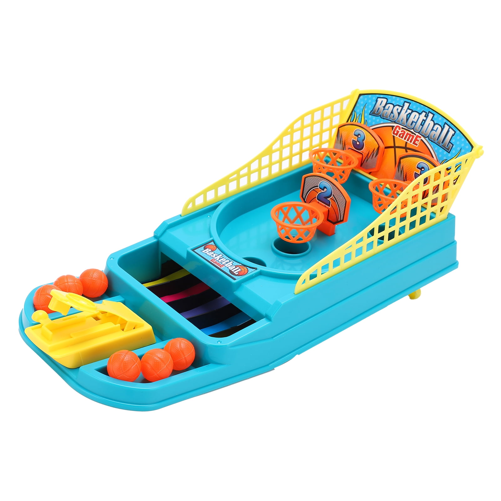 Basketball Toy, Shot Rod Tabletop Shooting Toy With Fence Projection