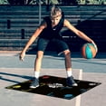 thumbnail image 1 of Basketball Training Mat - Non-Slip Mute Rubber, Point Reminder for Dribbling Practice, Thickened Anti-Skid Design, Home Indoor Basketball Footwork System (Size, 1 of 2