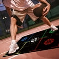 thumbnail image 1 of Basketball Training Mat | Non-Slip Rubber Dribbling Footstep Mat | Mute Design - 76cm x 107cm | Foldable & Durable | Point Reminder for Kids | Home Use, 1 of 2