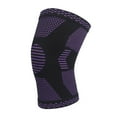 thumbnail image 1 of Basketball Training, Silicone Knee Brace - With Silicone Patella Pad, Meniscus Protection - Men & Women, Basketball, Running, Training, Gym, Workout, Purple Size S, 1 of 6