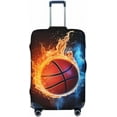 thumbnail image 1 of Basketball Travel Suitcase Cover, Fire and Water Washable Luggage Cover XL - Fits 29-32 inch luggage, 1 of 6