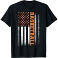thumbnail image 1 of Basketball USA US Flag Basketball Men Boys T-Shirt mens t shirt，black，women，funny，misfits，men，journey, 1 of 3