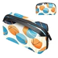 thumbnail image 1 of Basketball Waterproof Oxford Fabric USB Pouch Hard Drive Case Charger Case Organizer USB Cord Organizer 5.9x9.44x3.14 in, 1 of 6