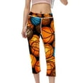 Basketball Women High Waist Capris Yoga Pants Gym Leggings Compression
