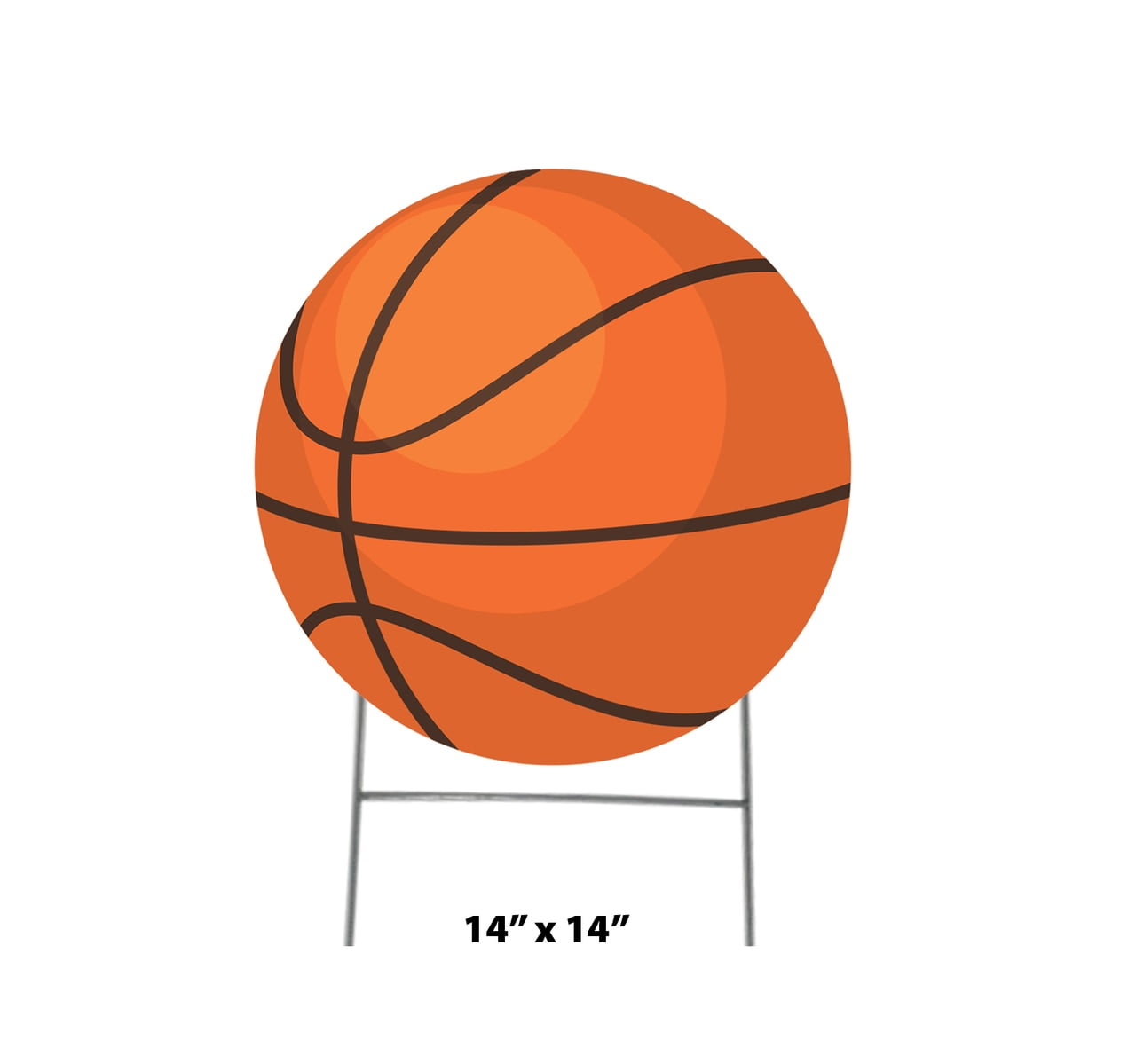Basketball Yard Sign Icon