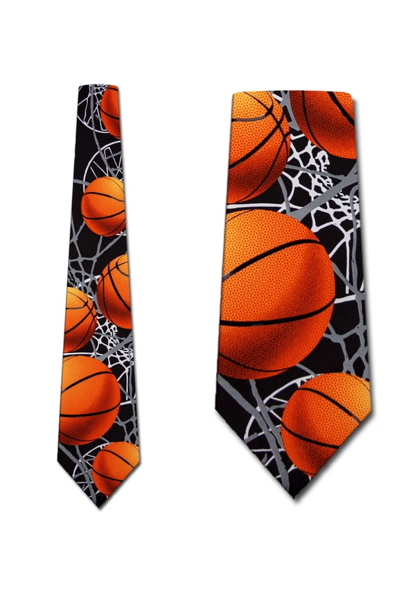 Basketball Zone Necktie Mens Tie