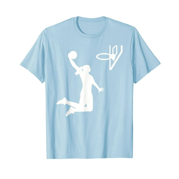 Basketball girl woman Unisex T-Shirt Funny Cute Sport Gift Lovers Basketball Graphic Tee