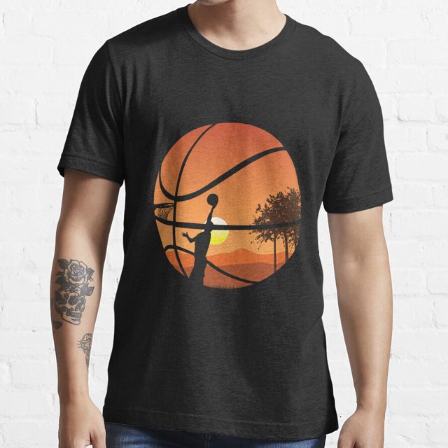 Basketball jersey vintage basketballer / basketball player Essential T