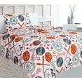thumbnail image 1 of Twin Basketball Bedding Sheet Set Printed Design Super Soft Multi-color Easy Wash Lightweight, 1 of 4
