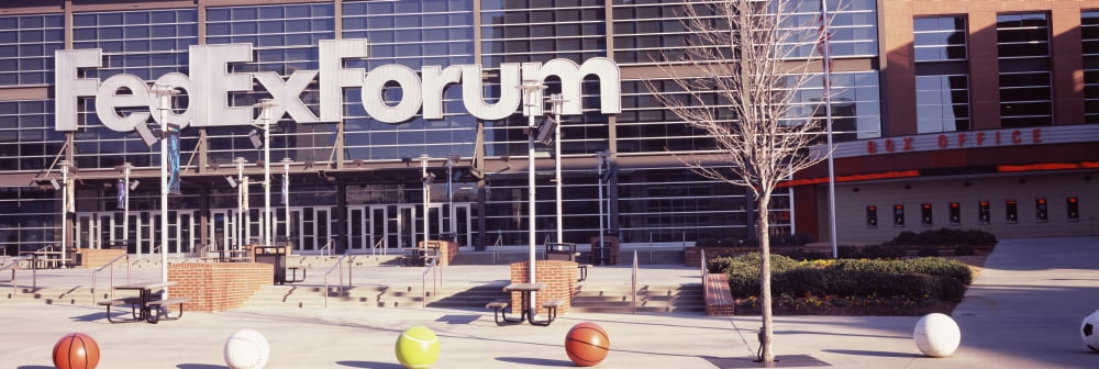 Basketball stadium in the city FedEx Forum Memphis Tennessee USA Canvas Art - Panoramic Images (27 x 9)