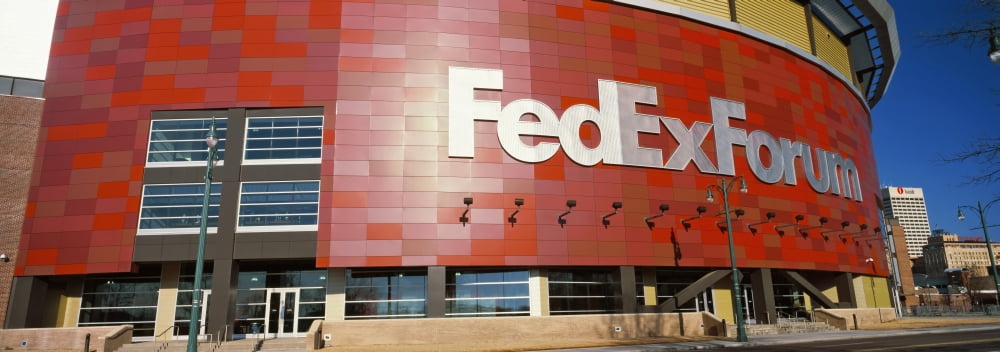 Basketball stadium in the city FedEx Forum Memphis Tennessee USA Canvas Art - Panoramic Images (36 x 12)