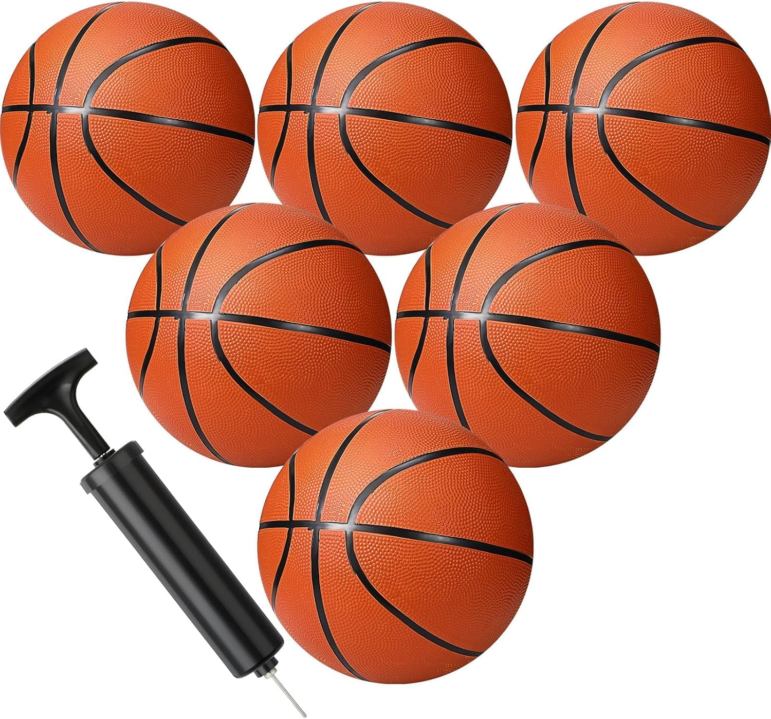 Basketballs Bulk with Pump for Games Training
