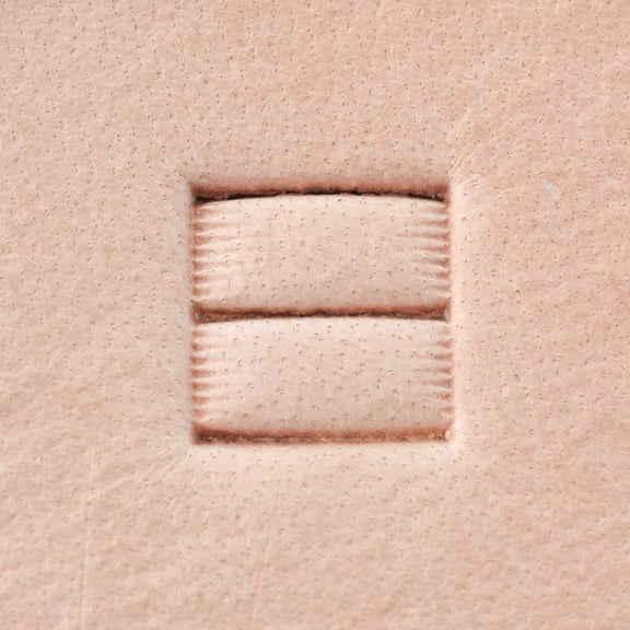 Leather Stamping Tool, Basketweave, Double Row