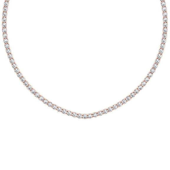 Baskin - 4 Carat Diamond Tennis Choker Necklace