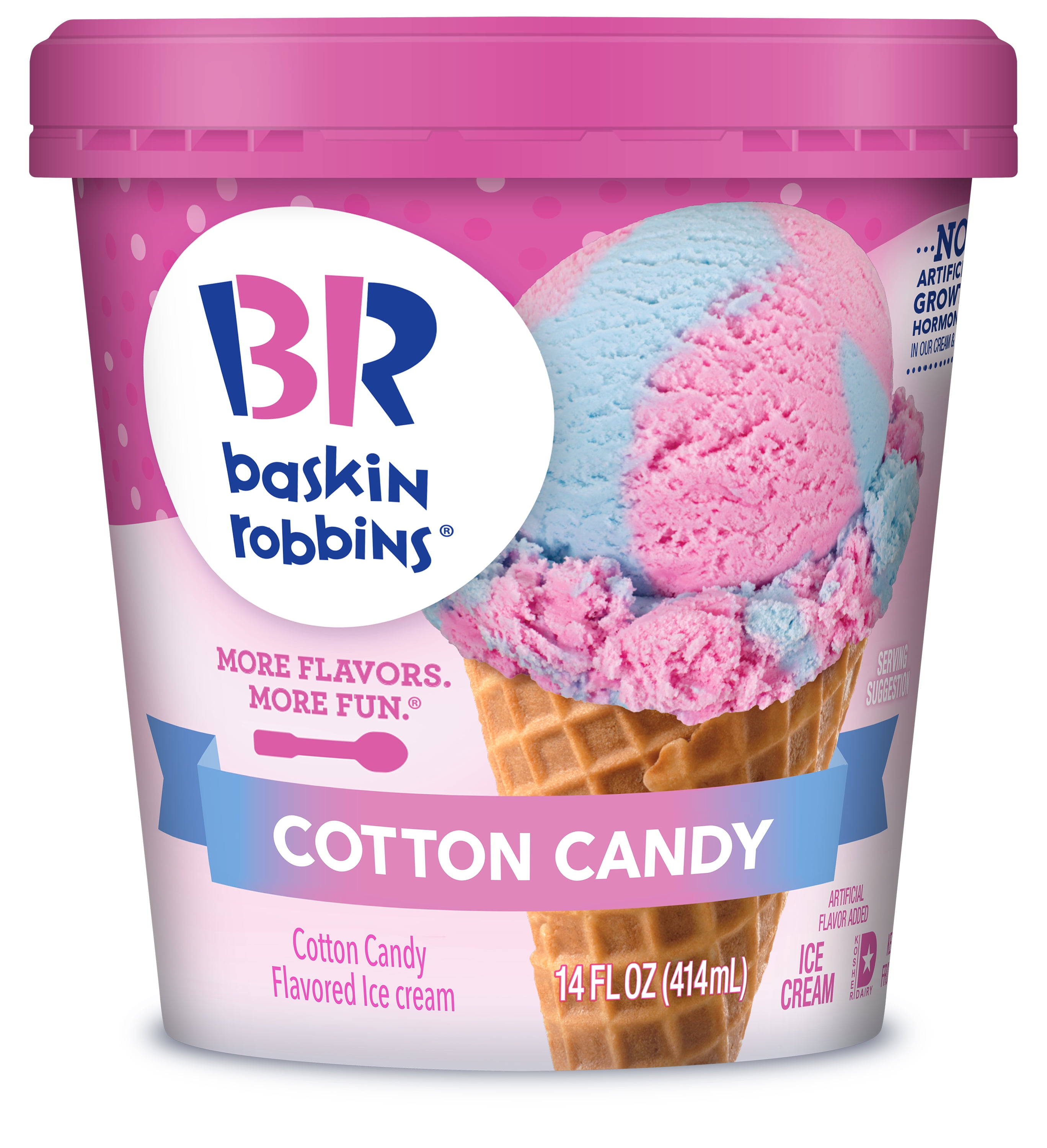 Baskin Robbins Cotton Candy Ice Cream Fl Oz Walmart Com