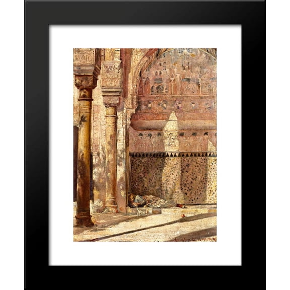 Basking - A Corner in the Alhambra 20x24 Framed Art Print by Tom Roberts