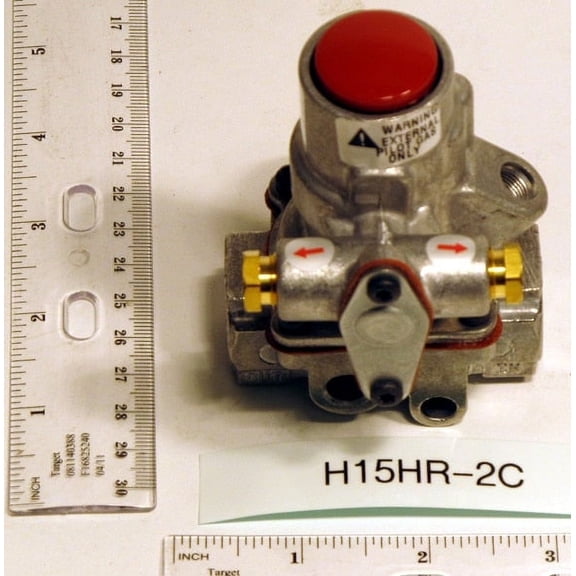 Baso Gas Products H15HR-2C 3/8" Baso Automatic External High Temperature Pilot Gas Valve (160,000 BTU), replacement for H15HR-2