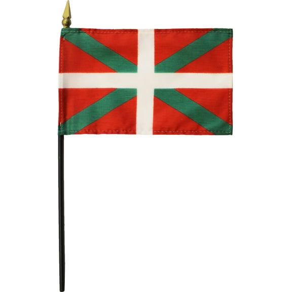 Basque - 4"X6" Stick Flag