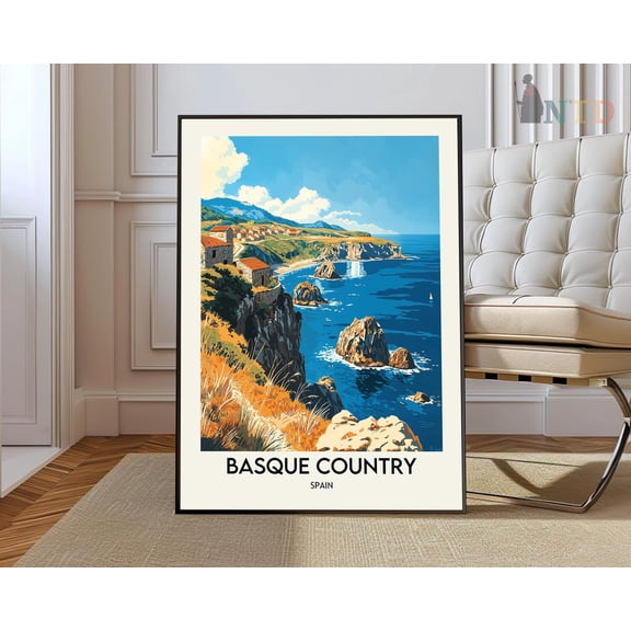 Basque Country Spain Poster Unframed Paper Print