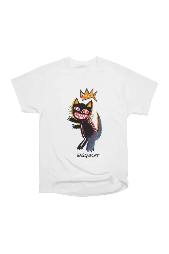 BasquiCat T-Shirt Tee Gift For Him Merch For Her Apparel For Friend