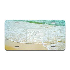 Bass Aluminum License Plate | License Plate 12" X 6" Fits Any Car, Truck, SUV, RV, or Trailer