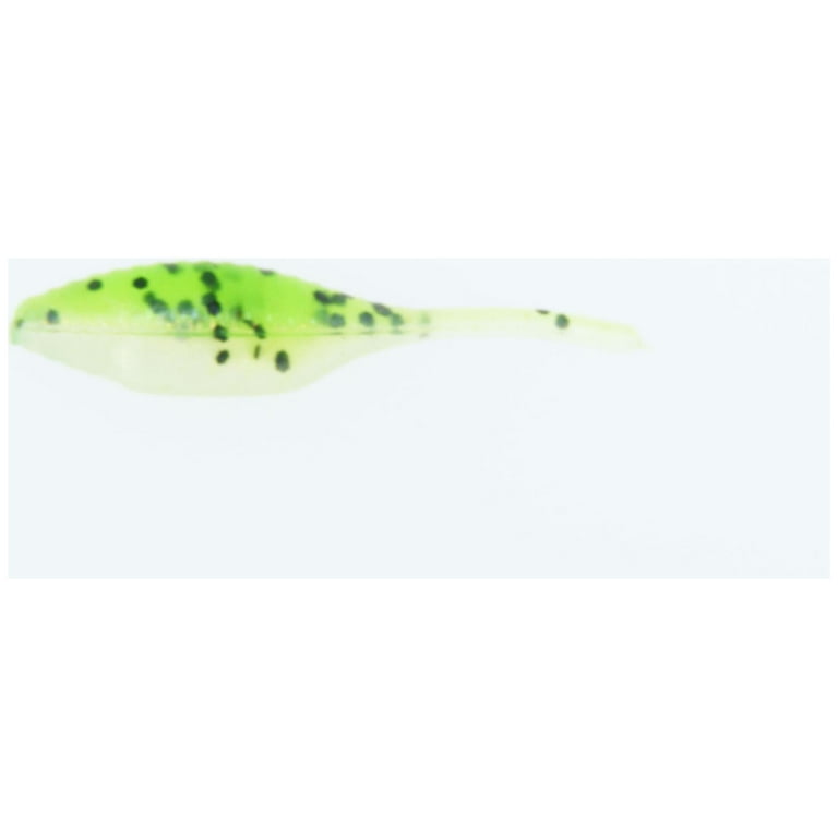Bass Assassin Tiny Shad - Chartreuse/Pepper Shad SA01341