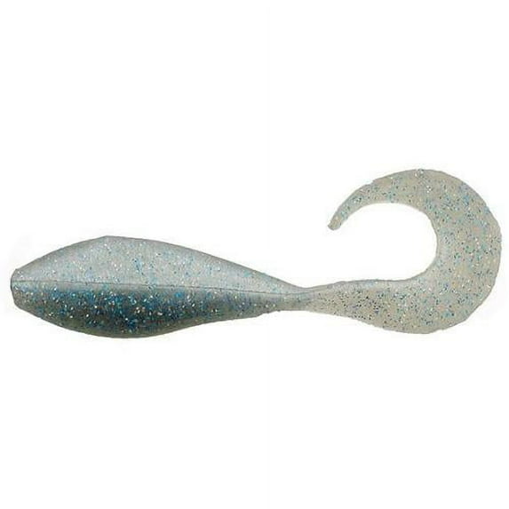Bass Assassin CSA35314 Curly Shad Smokin 2" Soft Plastic Fishing Sinkbait Lure