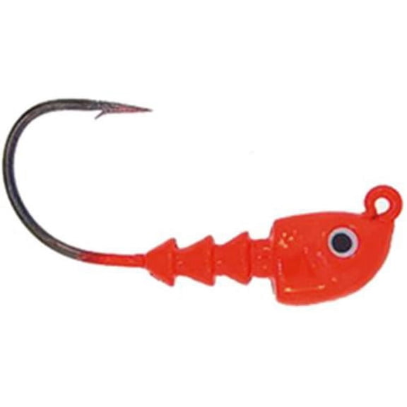 Bass Assassin Fishing Lure JA07102 JA Series Jighead 1/4 oz 4/0 Hook Red