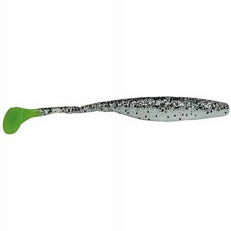 Bass Assassin Lures 4in. Sea Shad - Silver Phantom / Chartreuse Soft Baits  