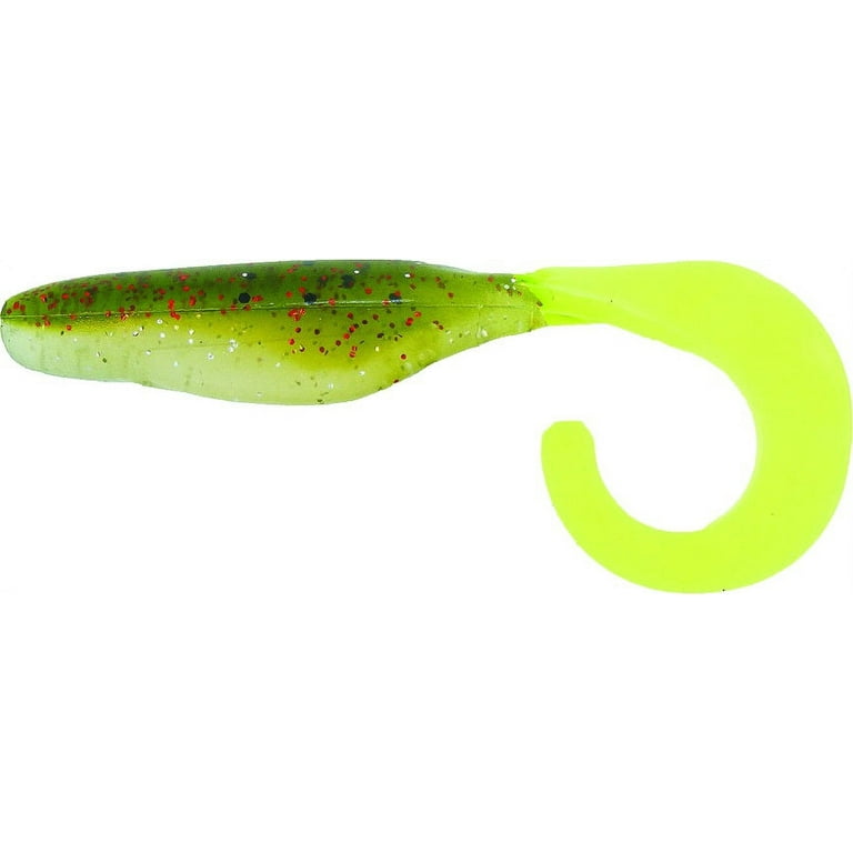 Bass Assassin Lures Saltwater Curly Tail Shad, Alewife Soft Baits