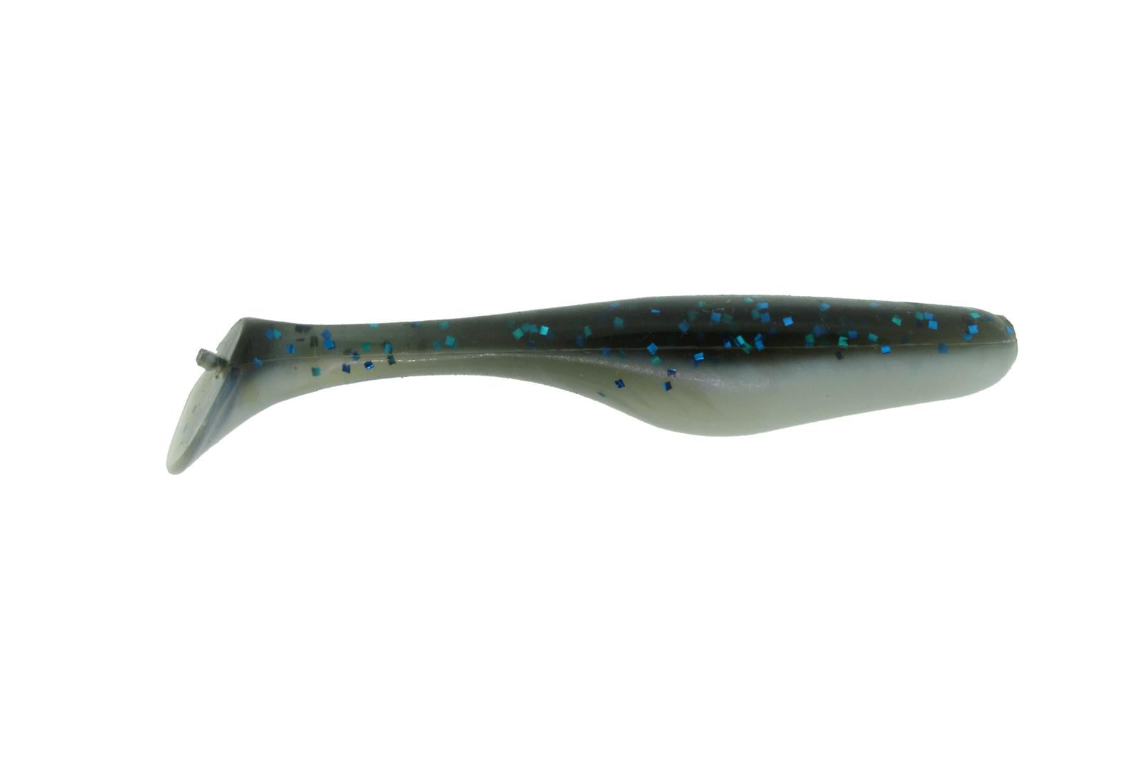 Bass Assassin Lures Turbo Shad Swimbait, 4in, 10 per Pack, Blue