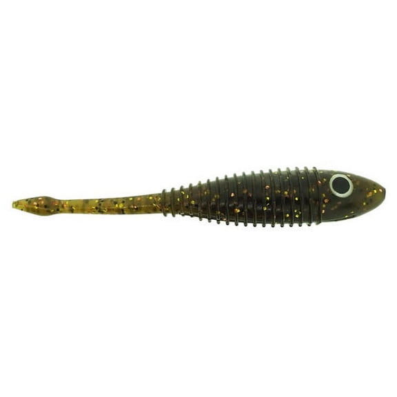 Bass Assassin SSE00425  Salty Snack 5" Golden Bream Soft Bait Lure 4 Pack